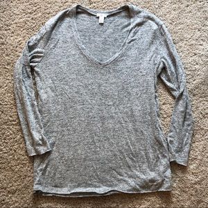 BP women’s small super soft gray v-neck sweater